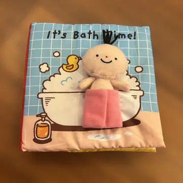 It's Bath Time! 천 그림책 봉제 인형 포함