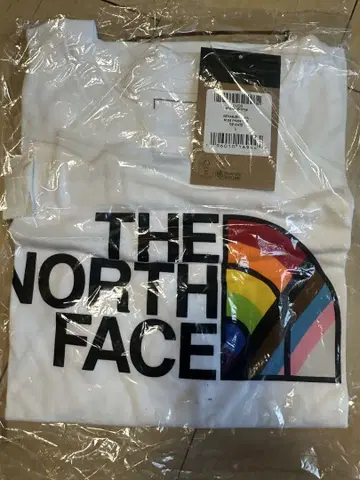 THE NORTH FACE 화이트 티셔츠