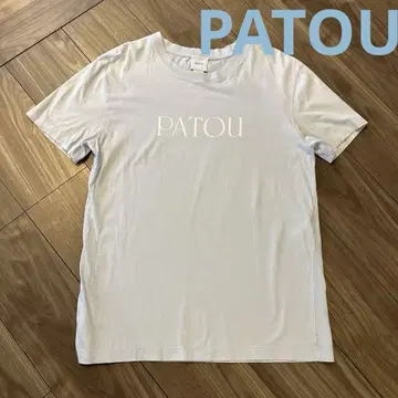 PATOU 파투 스카이블루 브랜드 로고 티셔츠 M