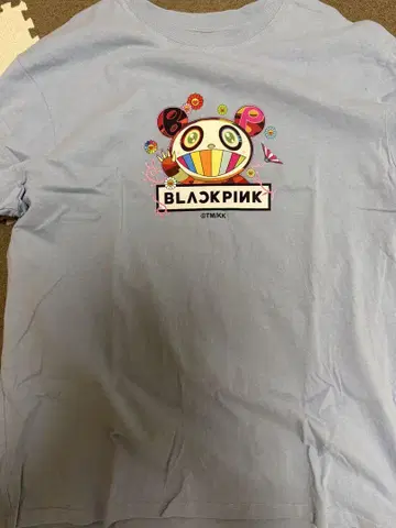 무라카미 타카시 BLACKPINK 티셔츠 콜라보레이션 카이카이키키