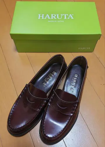 HARUTA 304 브라운 여성용 로퍼 24cm 2EE