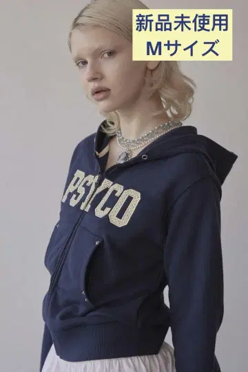 스컬프터 코티지 지퍼 후드 티 네이비 네이비