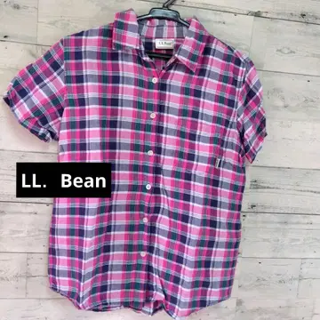 LLBean 체크 셔츠