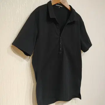 53ST HOMMES 블랙 피케 셔츠 사이즈 3