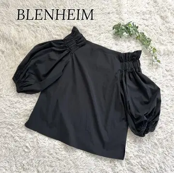 블렌하임 BLENHEIM 오프숄더 벌룬 소매 개더링