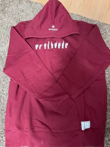 AHMURDERZ 수화 후드티