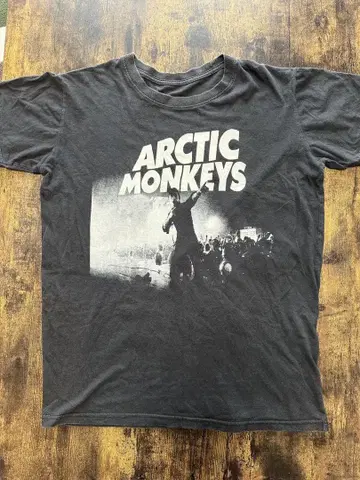 Arctic Monkeys 그래픽 티셔츠 블랙 M