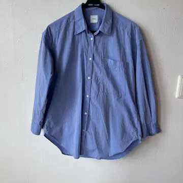 spick&span 블루 셔츠