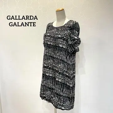 새상품급 GALLARDAGALANTE 개럴개런트 원피스 리본 블랙