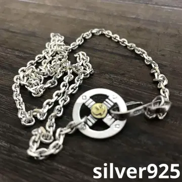 [고품질] silver925 이글 후크 휠 체인