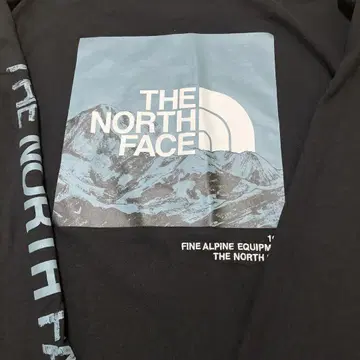 THE NORTH FACE 롱 슬리브 티셔츠 블랙