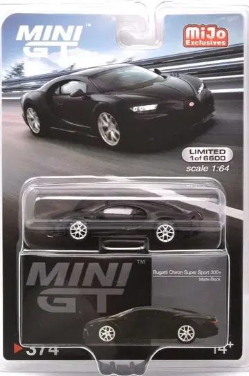 MINI GT 부가티 시론 슈퍼 300+ (매트 블랙)