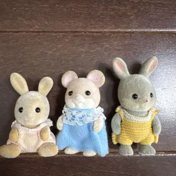 실바니안 패밀리 토끼 인형 3종 세트