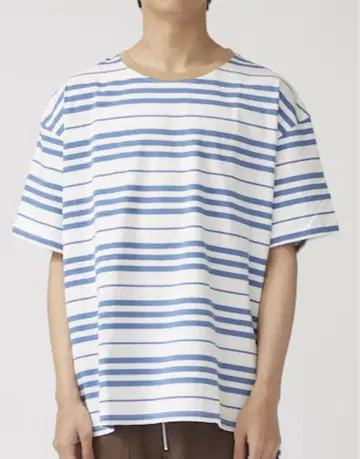 YSTRDY's TMRRW BORDER BAGGY TEE SS 보더