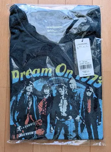 새상품 AEROSMITH 에어로스미스 락 티셔츠 빈티지 가공 L