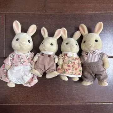 실바니안 패밀리 토끼 인형 4종 세트
