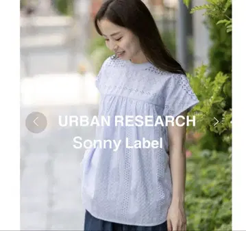 Sonny Label 밴드 카라 코튼 레이스 셔츠