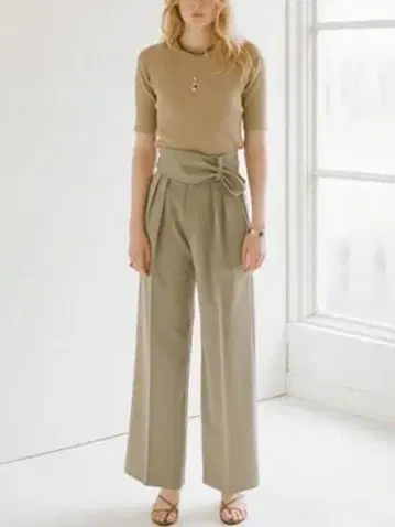 CLANE WIDE BELT PANTS 와이드 벨트 팬츠 S
