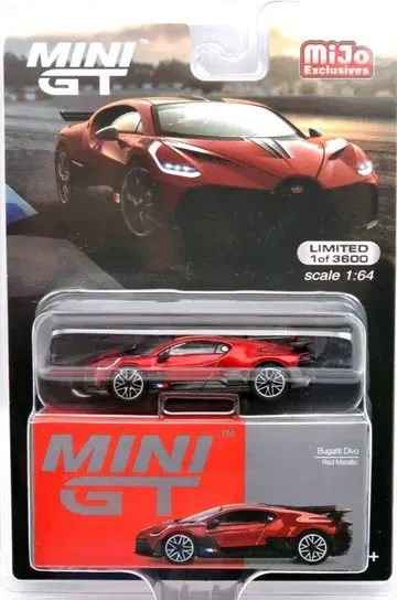 MINI GT 부가티 디보 (레드 메탈릭)
