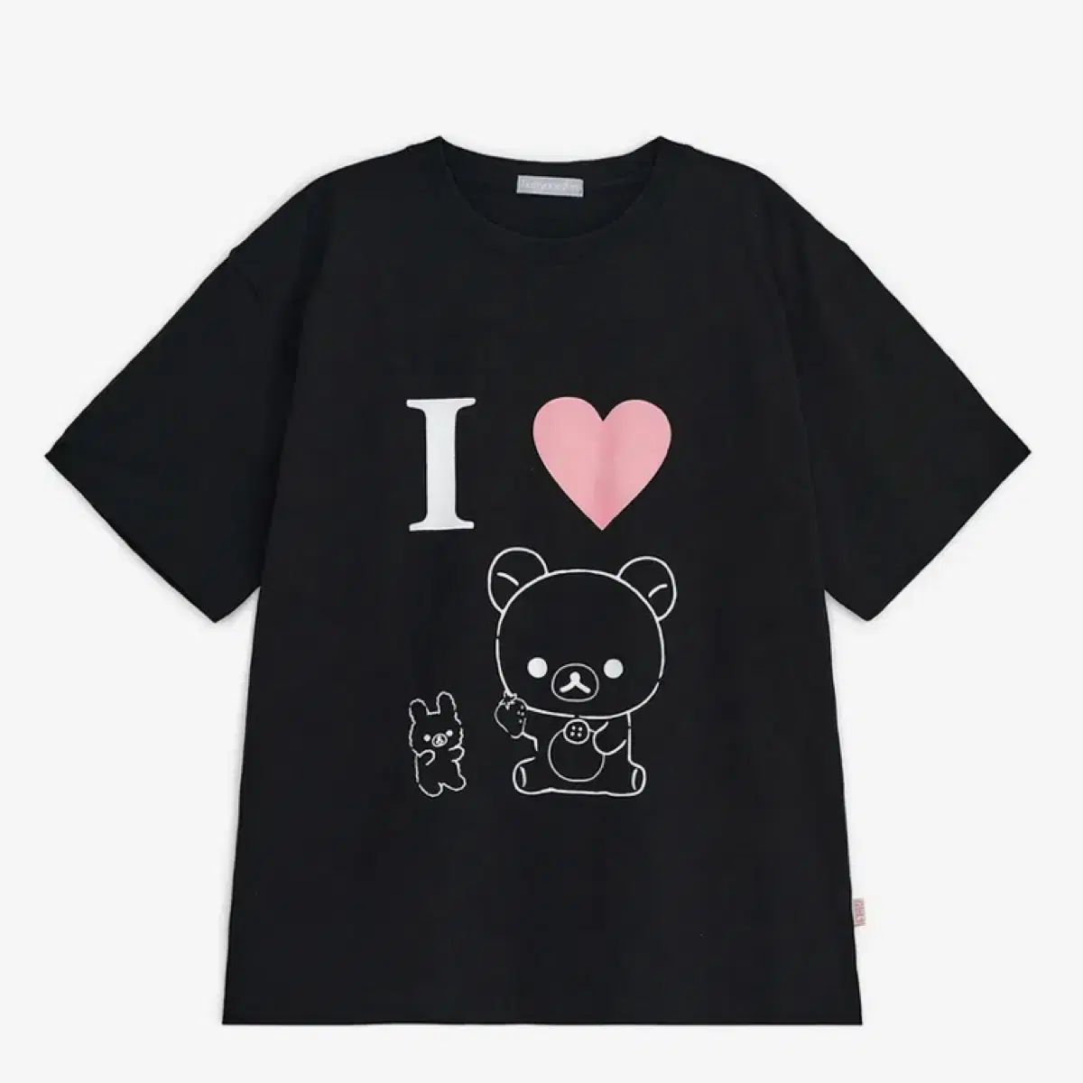 【hug your skin】 I love Korilakkuma tee /追跡付 hug your skin】 I love Korilakkuma tee /追跡付 (hug your