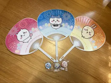 치이카와 (먼작귀) 쿠라스시 부채 캔뱃지 6개 세트