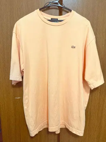 Lacoste 오렌지 반팔 티셔츠