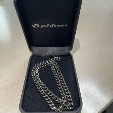 phiten 티타늄 체인 목걸이 40cm