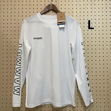 로고 프린트 긴팔 티셔츠 L (1016-01030)