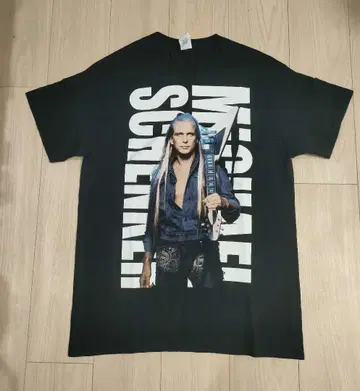 Michael Schenker 재팬 투어 블랙 티셔츠 M