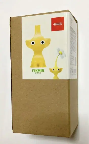 피크민 일륜 꽃병 닌텐도 한정판 노랑 피크민 꽃병 미사용 새상품