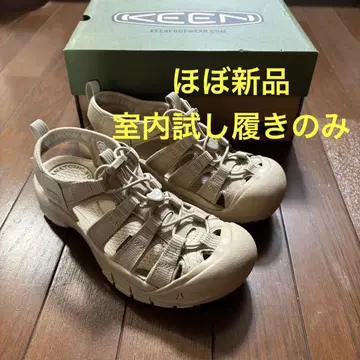 KEEN NEWPORT H2 스포츠 샌들 베이지 박스 포함 WOMEN