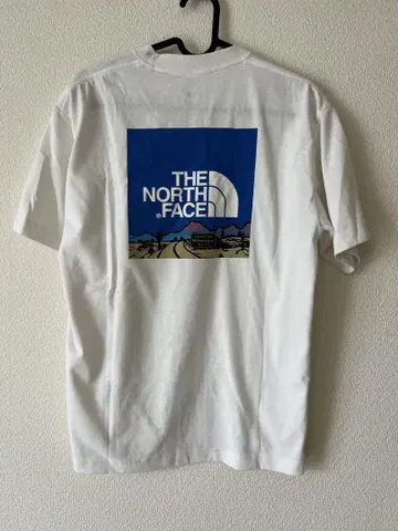 THE NORTH FACE 화이트 티셔츠 S