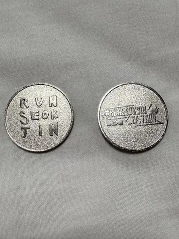 RUNSEOKJIN in JAPAN 캡슐 토이 메달 코인 JIN