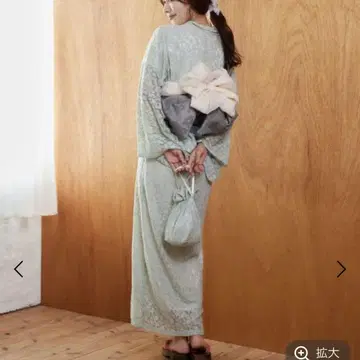 유카타 레이스 그린