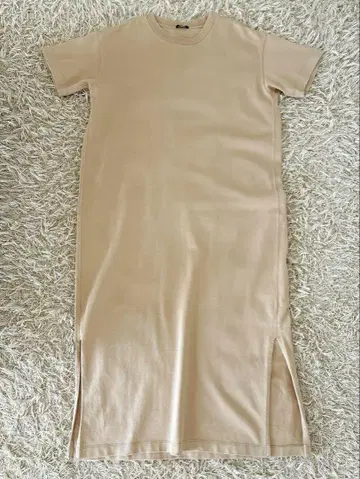 새상품급 HEAVY WEIGHT COTTON OP 롱 원피스