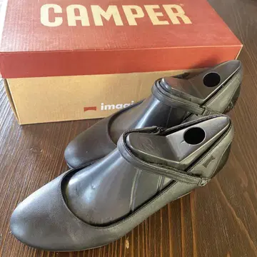 캠퍼 블랙 하이힐 24.5cm 25cm 포멀 펌프스