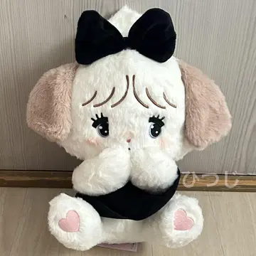 mikko BLACK RIBBON BIG 봉제 인형 수플레 미코