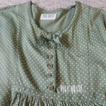 핑크 하우스 롱 원피스
