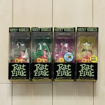 Rat Fink Wacky Wobbler 4개 세트
