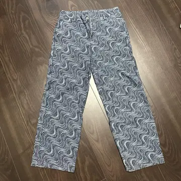 Fafatt 파도 무늬 팬츠