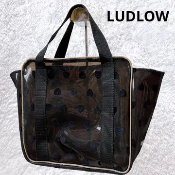 LUDLOW 라드로우 하트 핸드백 비닐 PVC 튤
