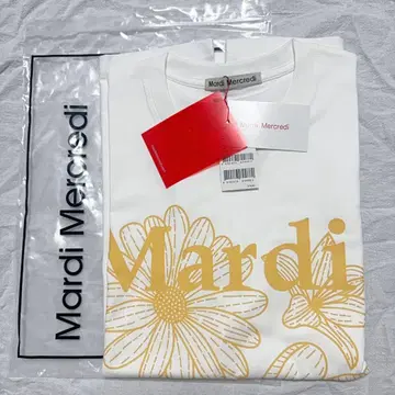 새상품 마르디메크르디 Mardi Mercredi 꽃무늬 프린트 티셔츠