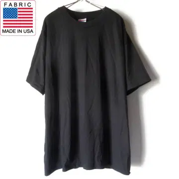 새상품 90s Hanes 반팔 블랭크 티셔츠 블랙 XL 소매 싱글 스티치