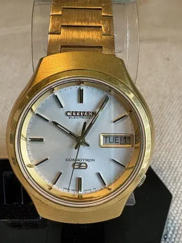 CITIZEN COSMOTRON ELECTRONIC 골드 시계
