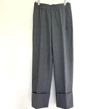 ZARA 그레이 와이드 팬츠 허리밴딩 XS