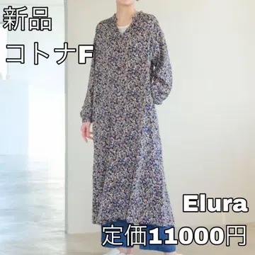 4371 Elura 2WAY 플라워 프린트 원피스