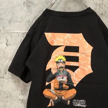 NARUTO 나루토 백 프린트 USA 수입 캐릭터 티셔츠