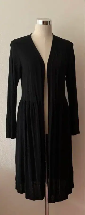 블랙 롱 가디건 11000