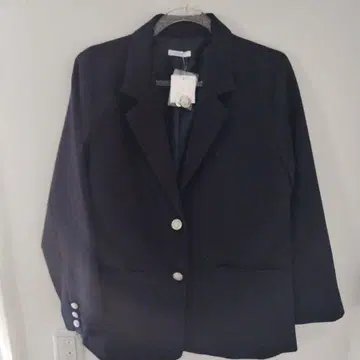 CLACIRE 다크 네이비 테일러드 자켓 L