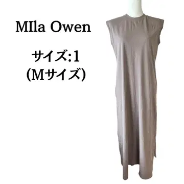 MIIA OWEN 슬리브리스 롱 원피스 M 사이즈